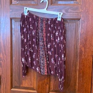 hollister off the shoulder shirt